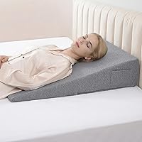 Vista 10 de Vekkia Almohada de cuña de cama Queen para cabecero, espuma de alta densidad rellena huecos (0-5.5 pulgadas) entre el colchón y la cabecera