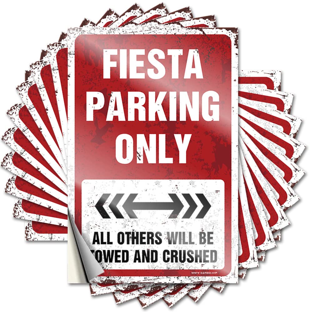 Personalized Decals - Scented Surfing Decor Fiesta Parking Only(6X9CM)