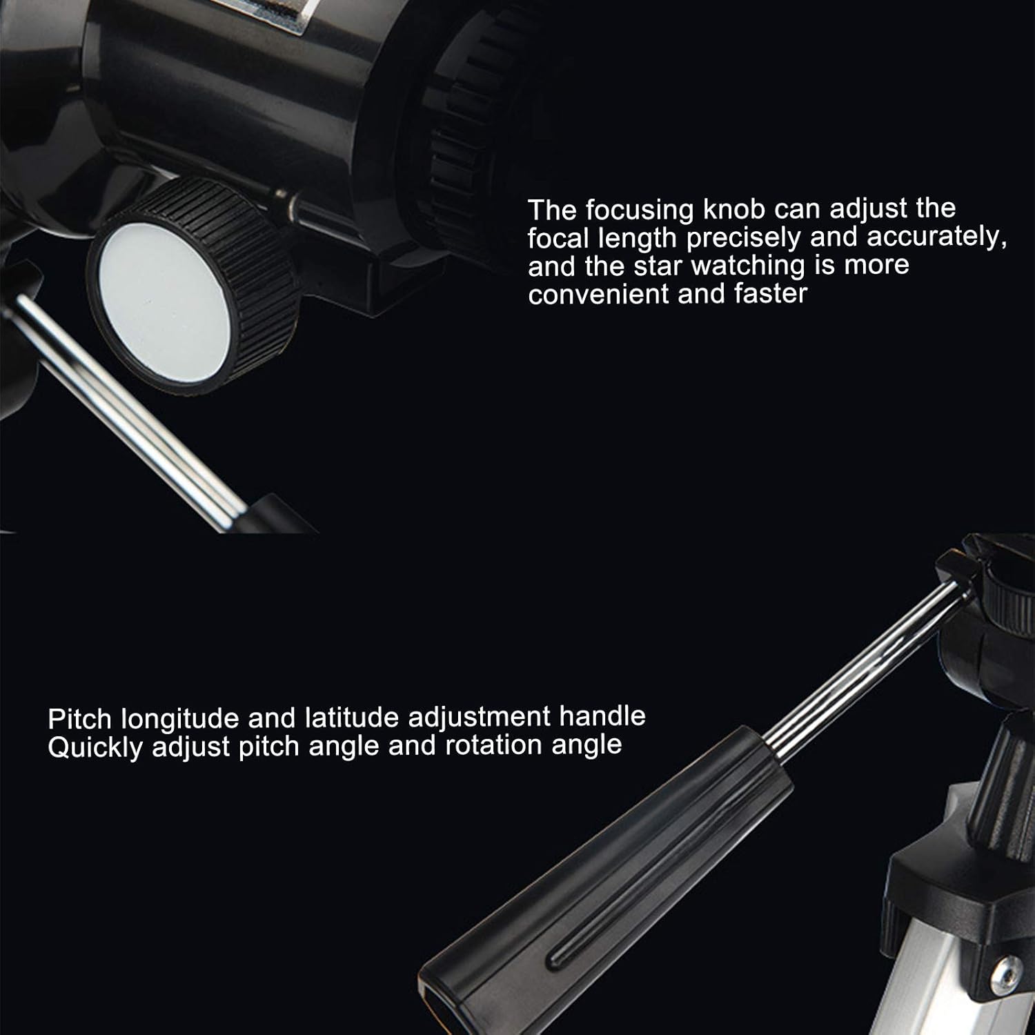 Telescope for Kids Beginners Adult Wide-Angle Astronal Telescope 150X Beginner Monocular Lunar Observation Telescop