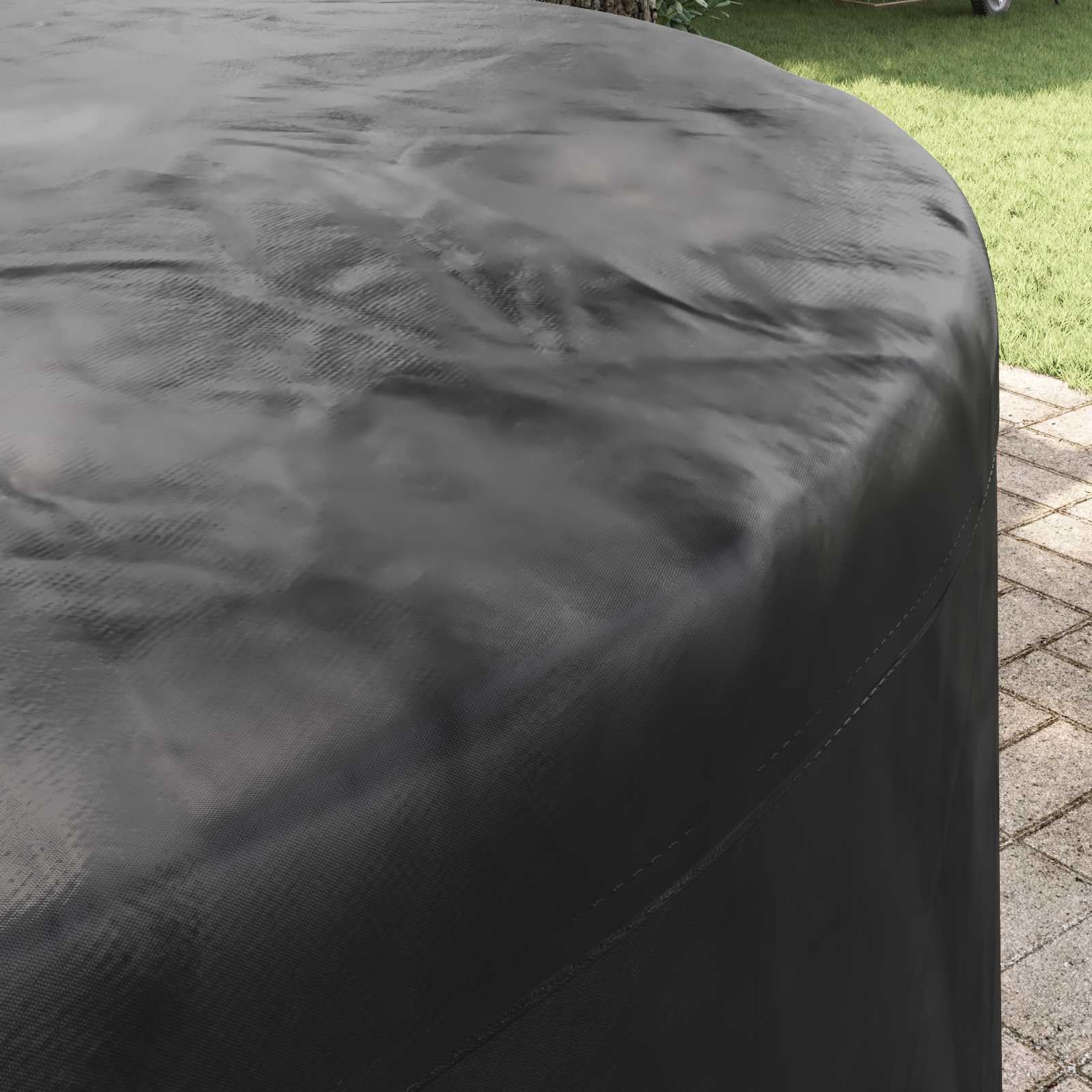 Copertura per mobili da giardino, colore nero, 157 x 157 x 71 cm, tessuto Oxford 210D, impermeabile, resistente ai raggi UV, per terrazze, mobili lounge ed esterni