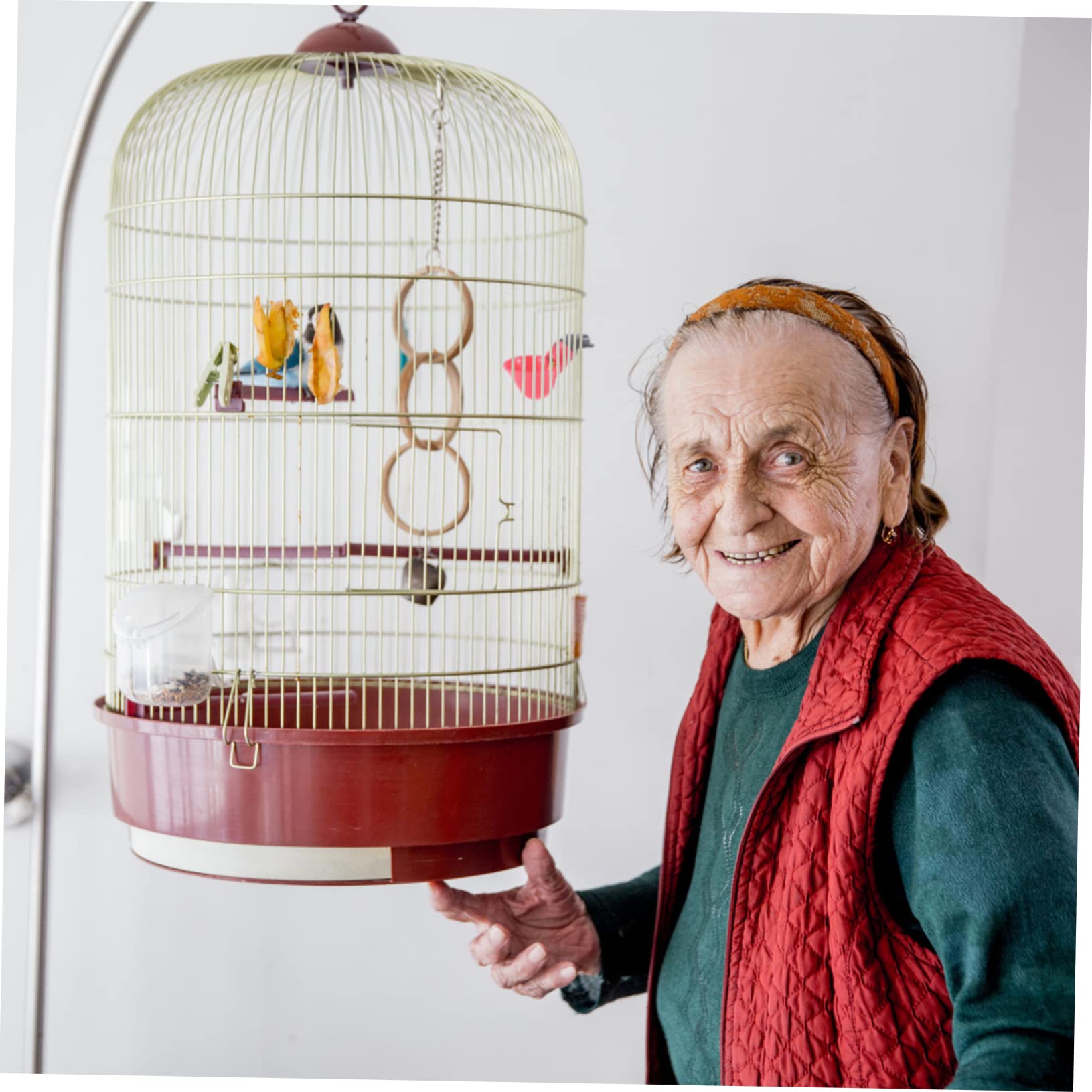 Beverino Automatico per Polli e Quaglie 20 Pezzi Rosso PP