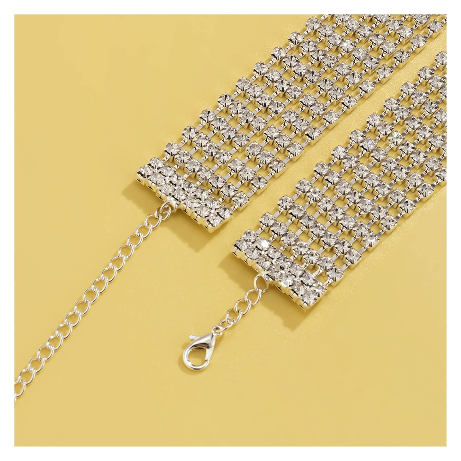 Body Chain Damen Kette - Goldfarbene einfache Strandkette mit Kreuzband für Taille und Bauch - Schwarze Harnaskette - Edler Schmuck für Damen - Accessoires