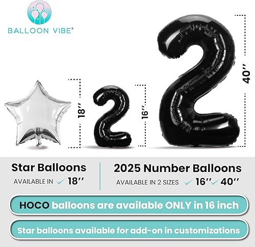 Miniatura 4 de PROM 2024 Globos con 25 globos de estrellas, telón de fondo de Navidad con temática de amigos para vacaciones, decoraciones de graduación, globos