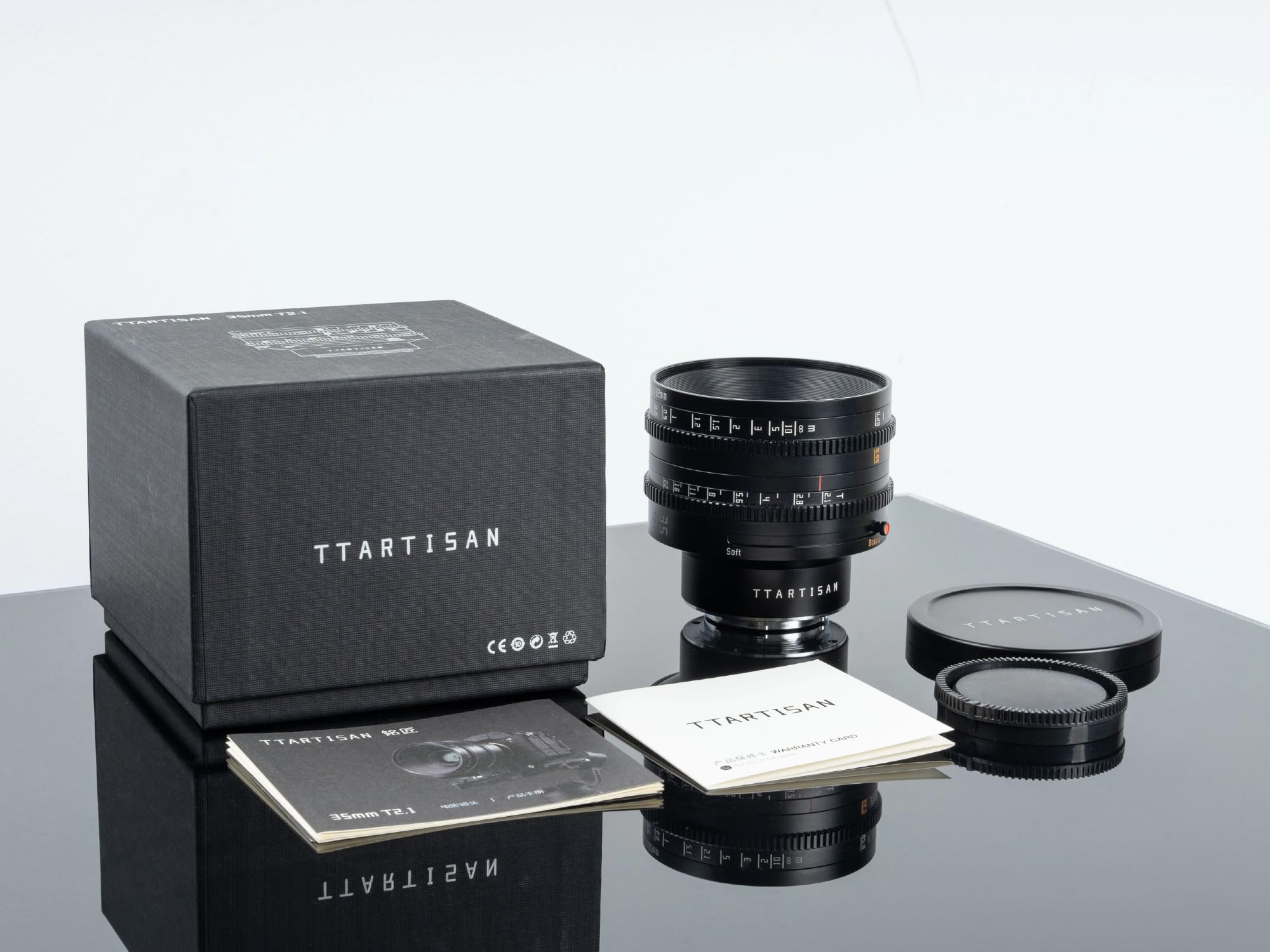 TTArtisan 35mm T2.1 Eマウント　バブルソフトモード切り替え TTArtisan 35mm T2.1 Eマウント バブルソフトモード切り替え