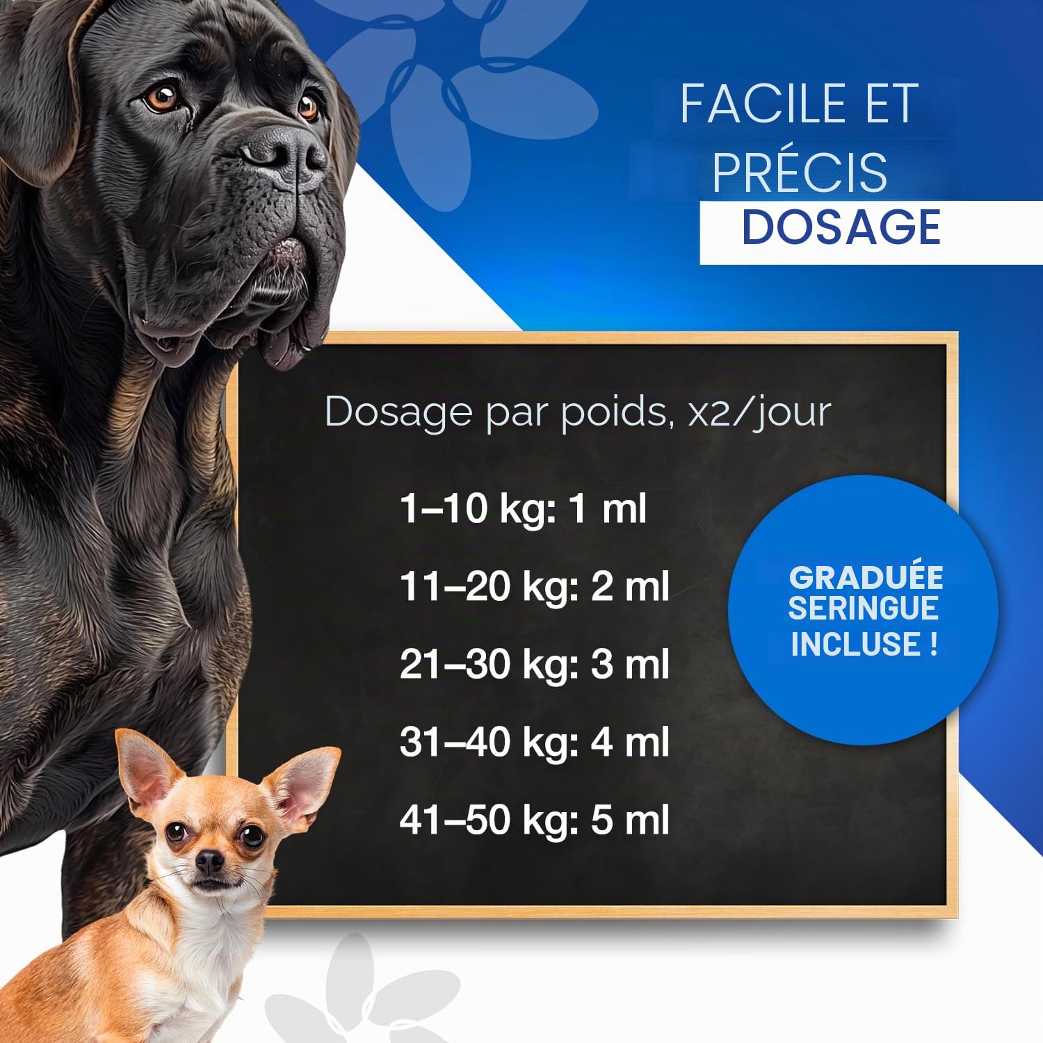 Mobility Care Complément Articulaire Liquide pour Chiens avec Acide Hyaluronique Pur et Vitamine C | Soutien Naturel pour Mobilité, Arthrose, Arthrite et Dysplasie | 100 ML avec Doseur