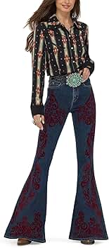 Wrangler® x Lainey Wilson Vintage Flocked Bell Bottom
