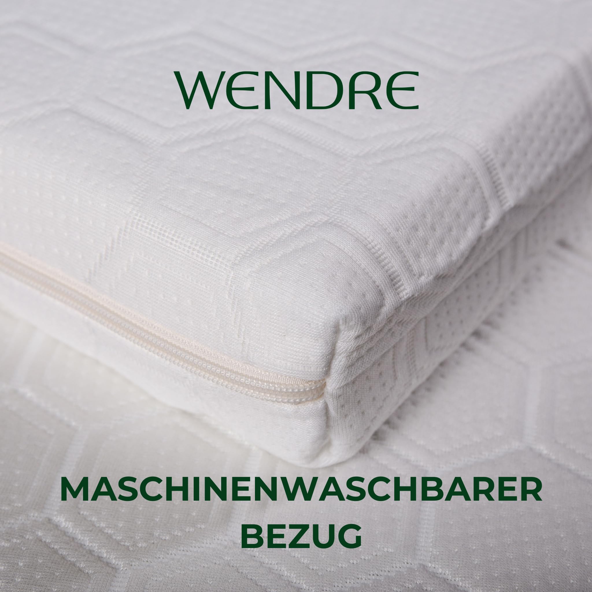 Wendre Kaltschaum Matratzentopper 160x200 – 7 cm, fest H3, Comfort Plus