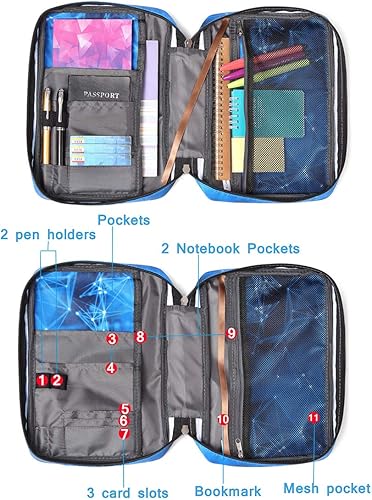 Miniatura 3 de Gatycallaty Funda para la Biblia, bolsa de transporte con asas para mujeres, señoras, adolescentes, patrón floral, estampado de flores, con las