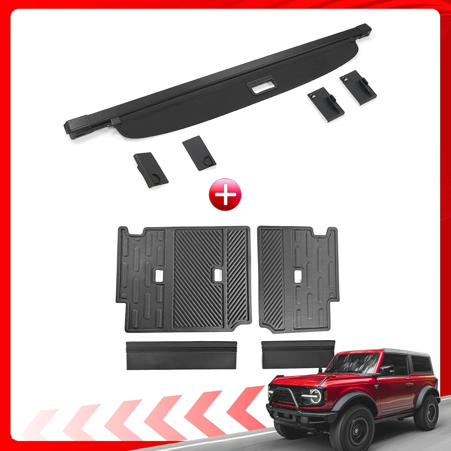 Mabett Cargo Cover and Rear Seat Back Covers for Ford