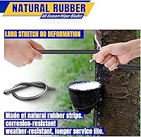 Vista 4 de 3 limpiaparabrisas de repuesto, repuesto de equipo original, para vehículos, 26 pulgadas, 20 pulgadas y 13 pulgadas, juego de 3