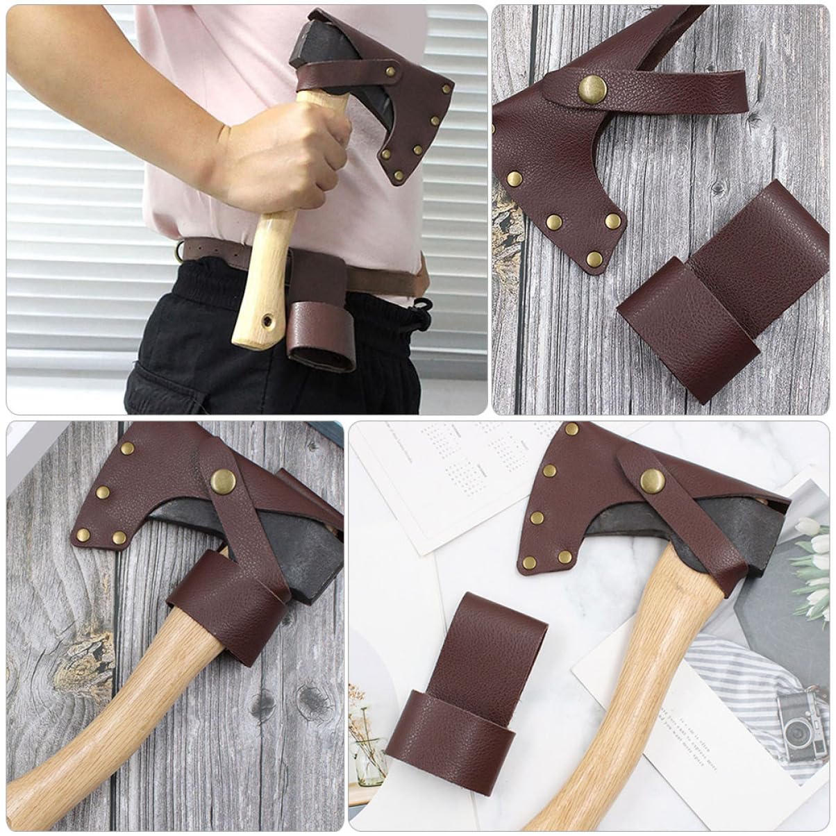 Yardwe 3juegos Funda Protectora Para Cubierta Profesional De Seguridad Para Axes y Hachas Para Campistas y Uso Al Aire