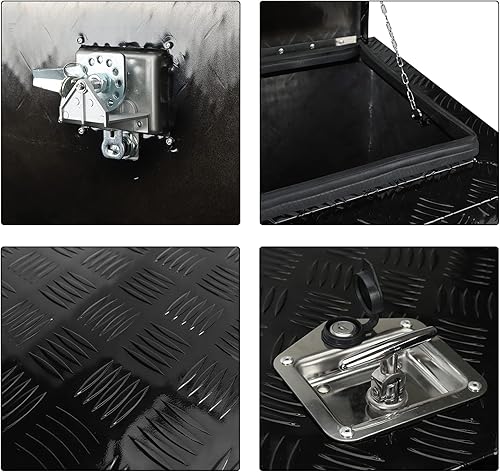 Miniatura 95 de 48 pulgadas de largo x 15 pulgadas de ancho x 15 pulgadas de alto, caja de herramientas para camioneta, caja de herramientas, almacenamiento