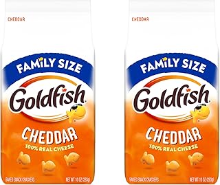 Goldfish Cheddar Cheese Crackers, 10 Oz Bag (Pack of 2)
