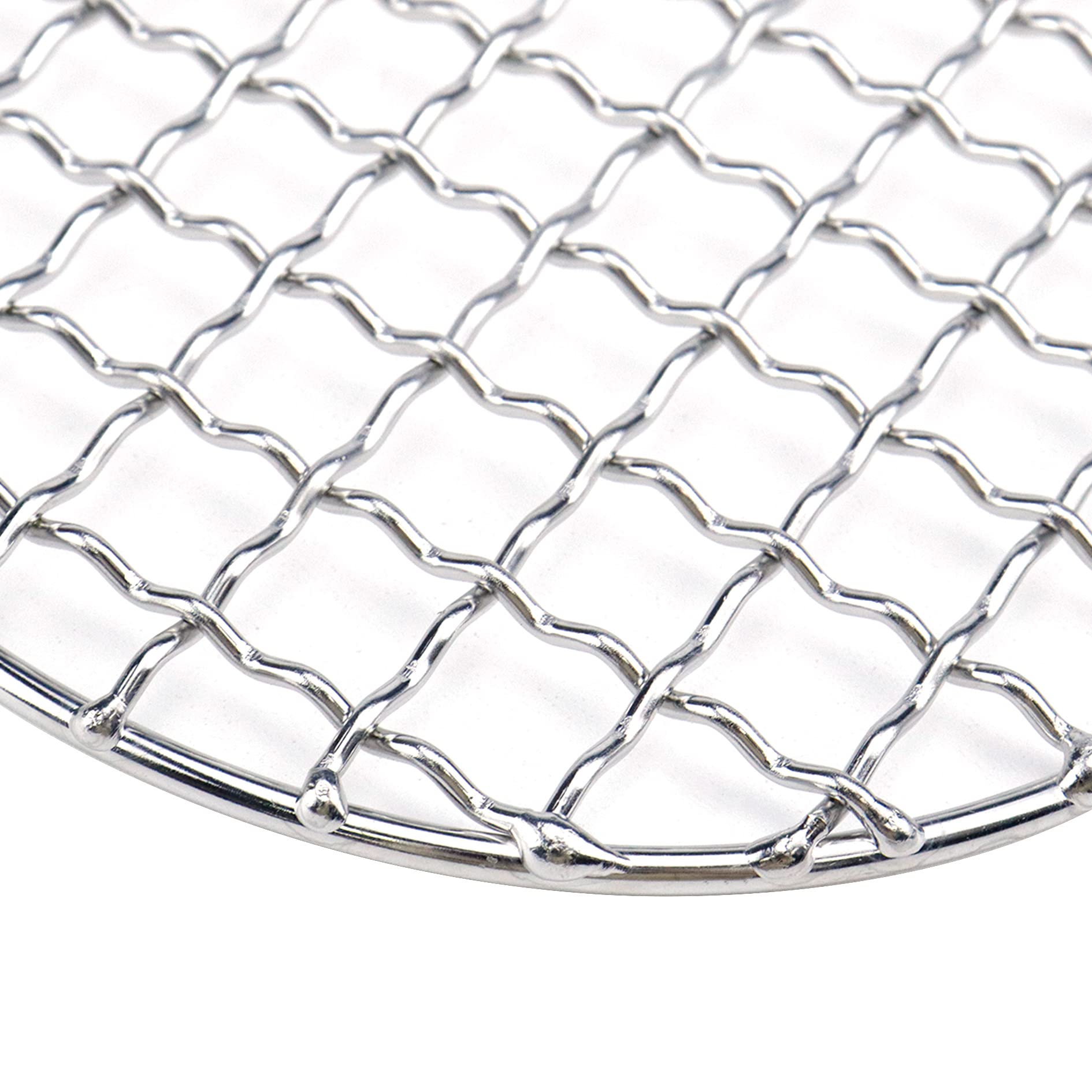 Rejilla de refrigeración de acero inoxidable para barbacoa, rejilla redonda para hornear, 130 mm
