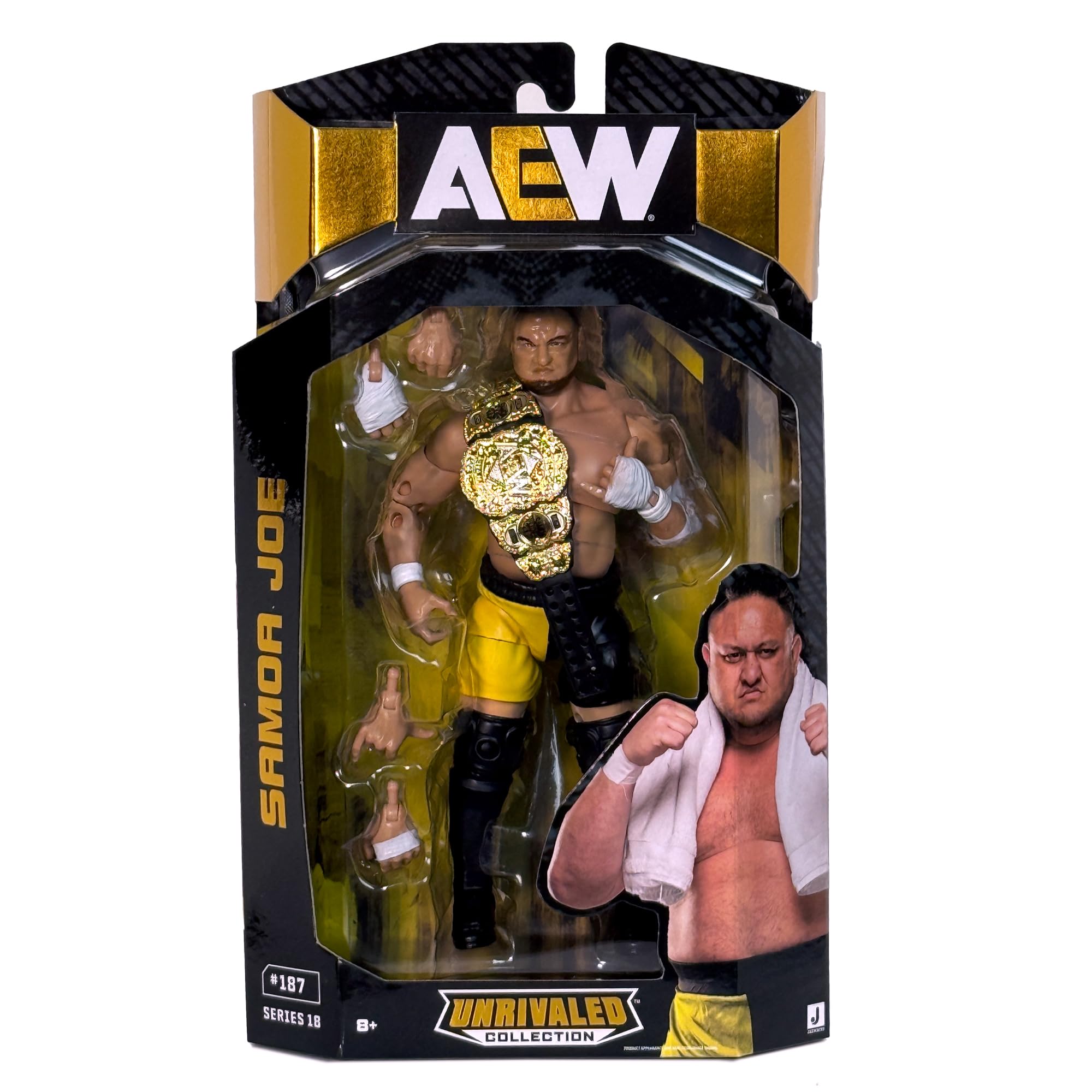 Amazon.co.jp: AEW サモアジョー アンライバル18 トイレスリング