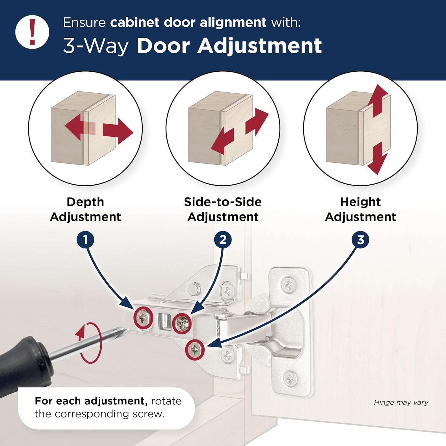Amerock 1 Pair Full Overlay Soft-Closing Euro Concealed Cabinet Hinge — Amazon image 4