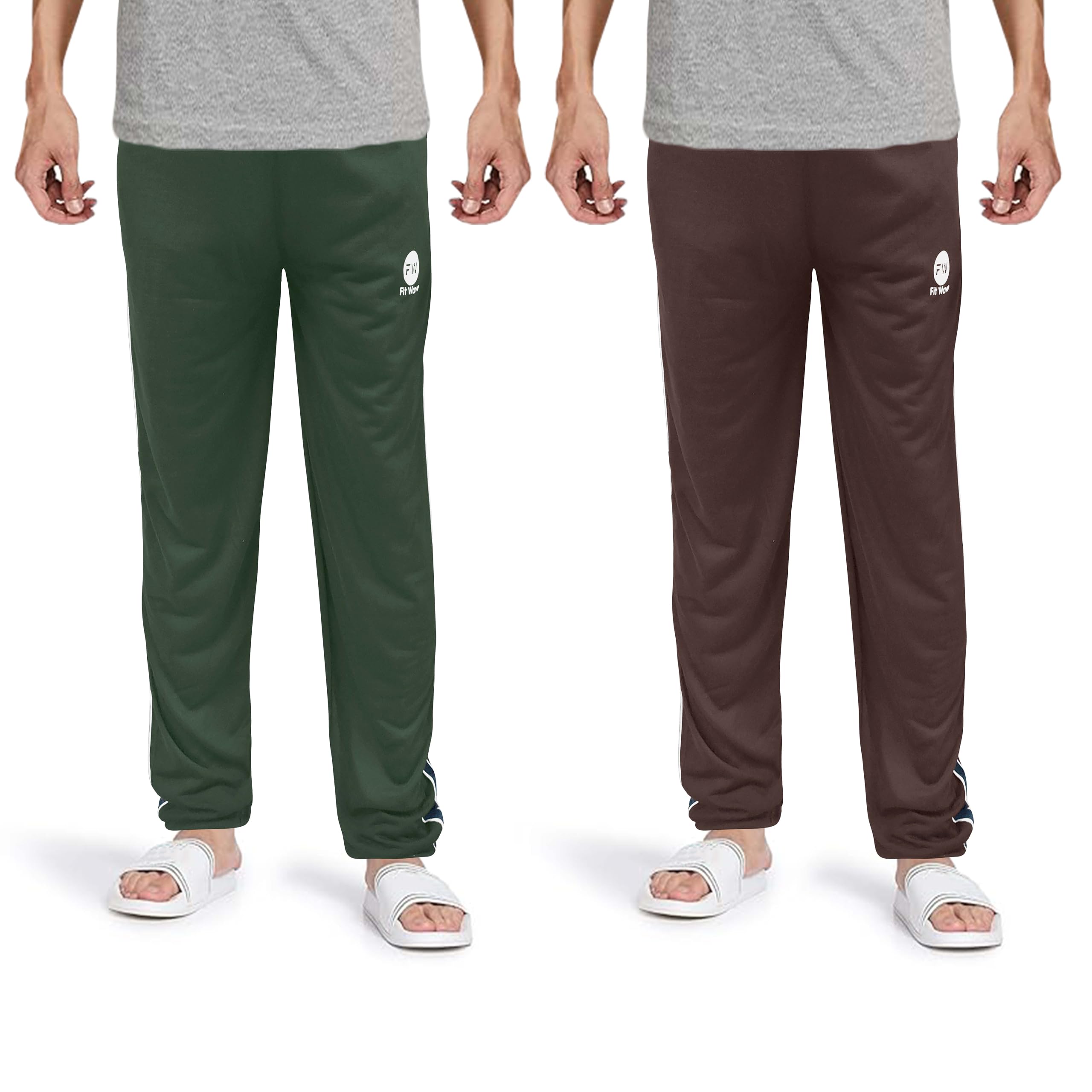 loose fit cotton pyjama lower for comfortable sleep for summer with front patch pockets and stylish side stripes combo pack of 2 for men-image-32