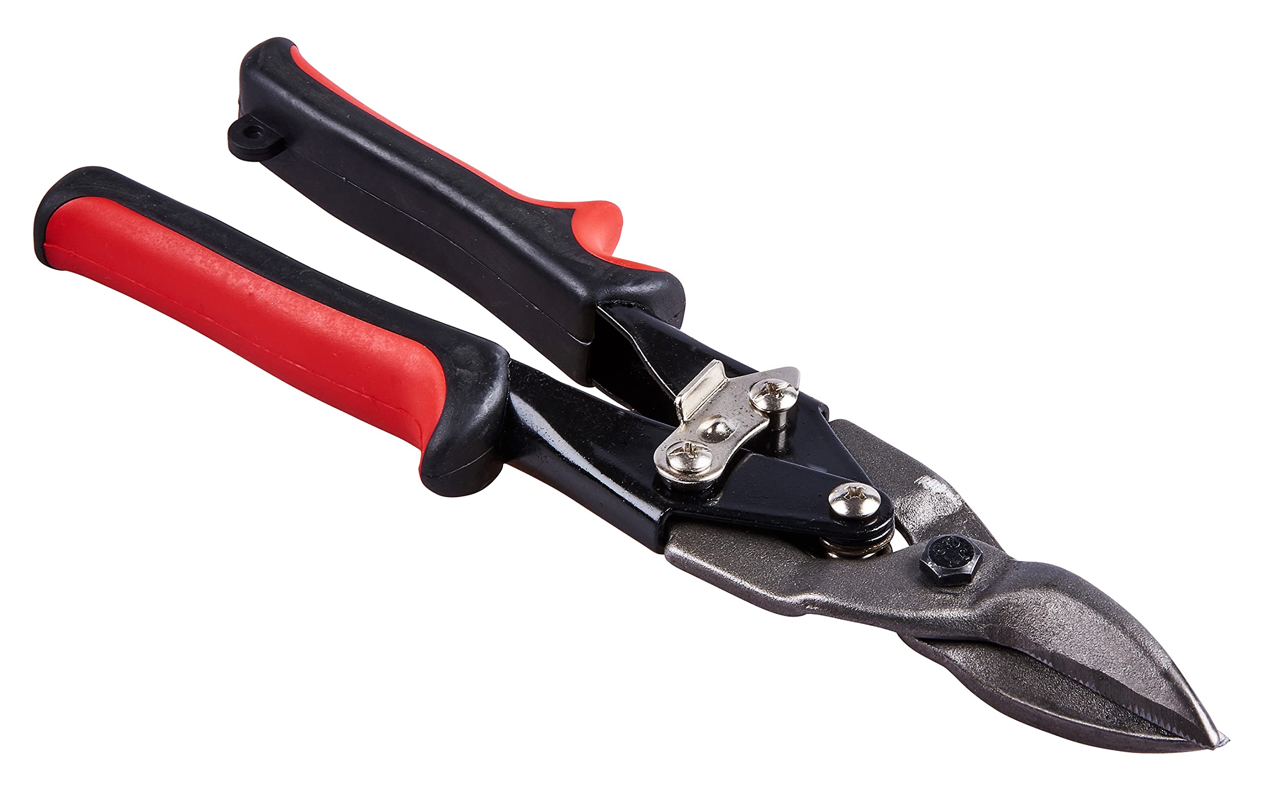 Amtech Silver Aviation Tin Snip, Cr-V Steel, Straight Cut, Soft Grip & Safety Catch (250Mm / 10")