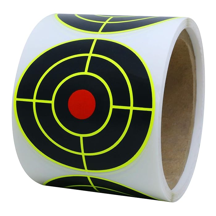 Buy Aleplay 3" Splatter Target Stickers Bullseye, Adhesive Reactive