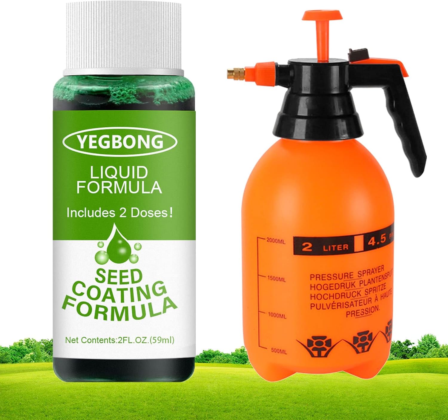 GDSAFS Greenrevive Hydroseeding Lawn Solution, Liquid Grass