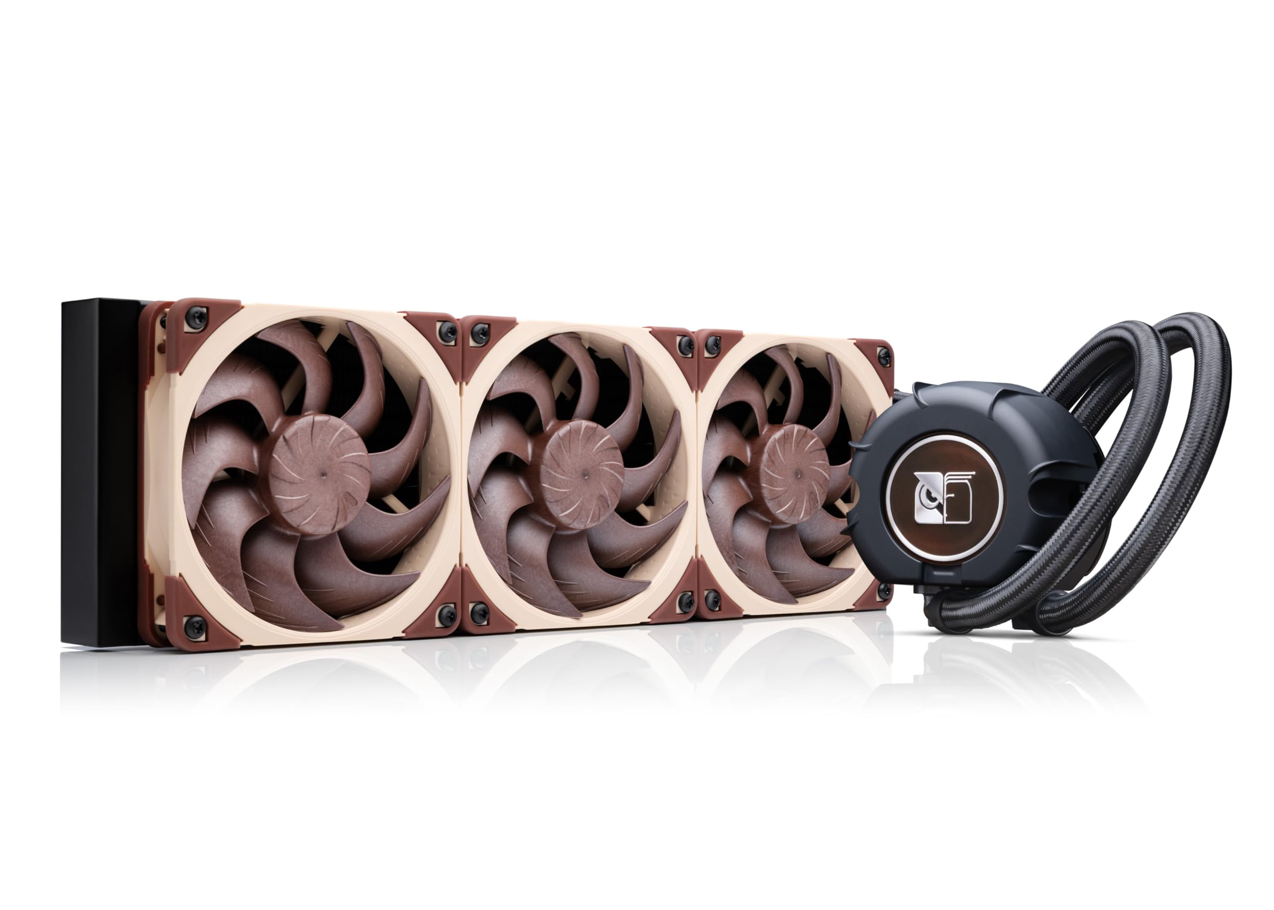 Noctua NL-LC1-36 360mm Quiet All-in-One (AIO) Water Cooler for AMD AM5 and Intel LGA1851/LGA1700 CPUs (Black, Brown, Beige)