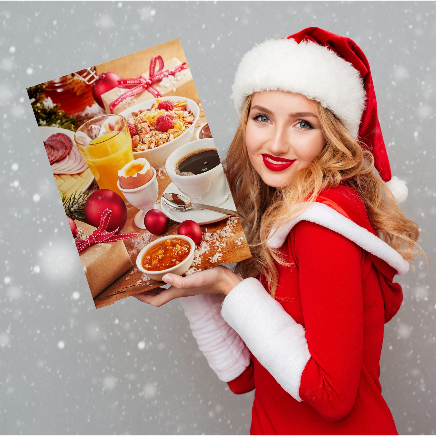 Corasol Premium Frühstücks-Mix Adventskalender 24 kulinarische Highlights von süß bis herzhaft (518 g)