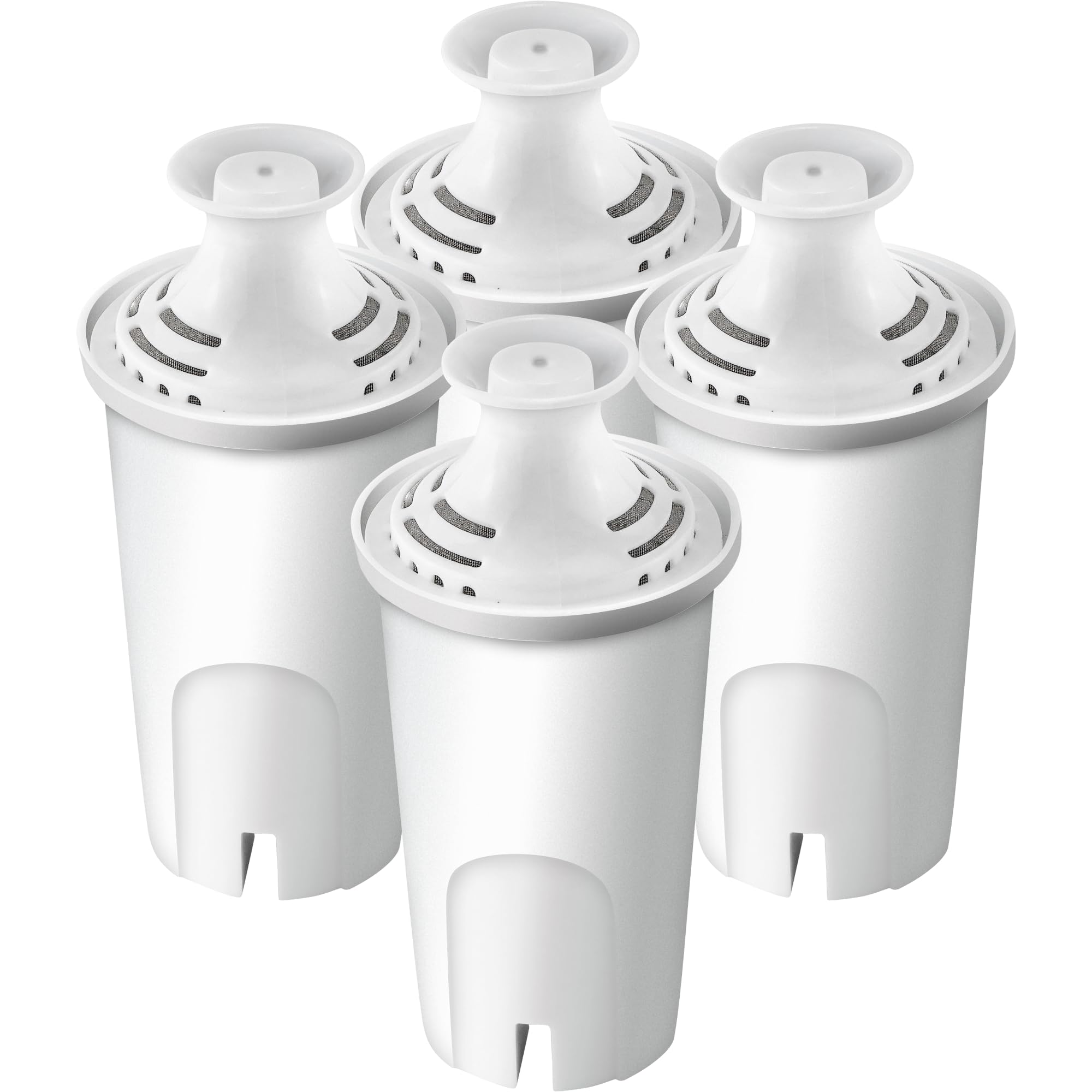 OB03 Water Filter Replacement for Bri-ta Pitchers and Dispensers, BPA-Free,Includes 4 Filters for Pitchers- Efficient Water Purification, Easy Replacement by TOMOON