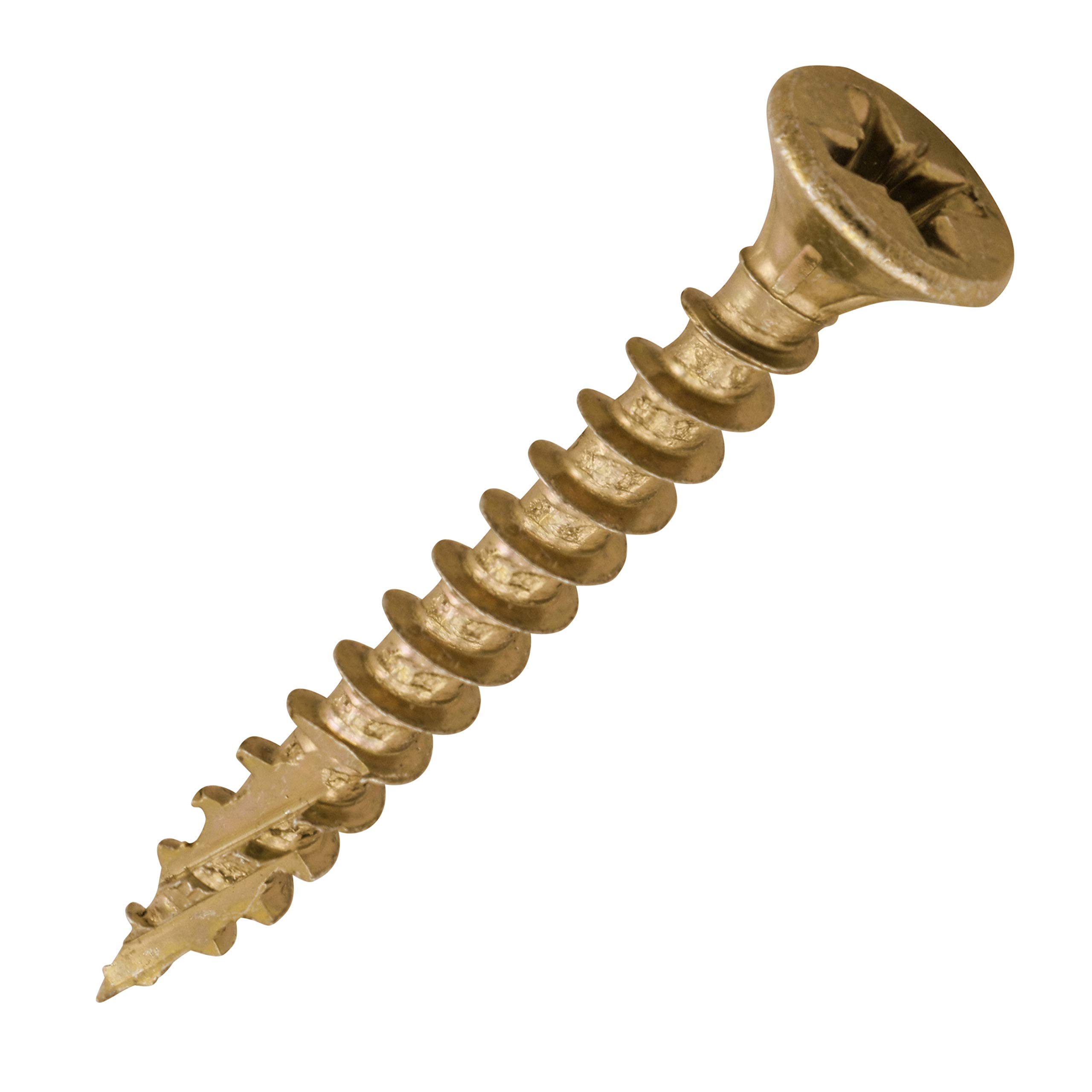 Timco 40030C2 C2 Classic Wood Screw Pz2 Csk Zyp 4.0 X 30Mm Box Of 200 Yellow