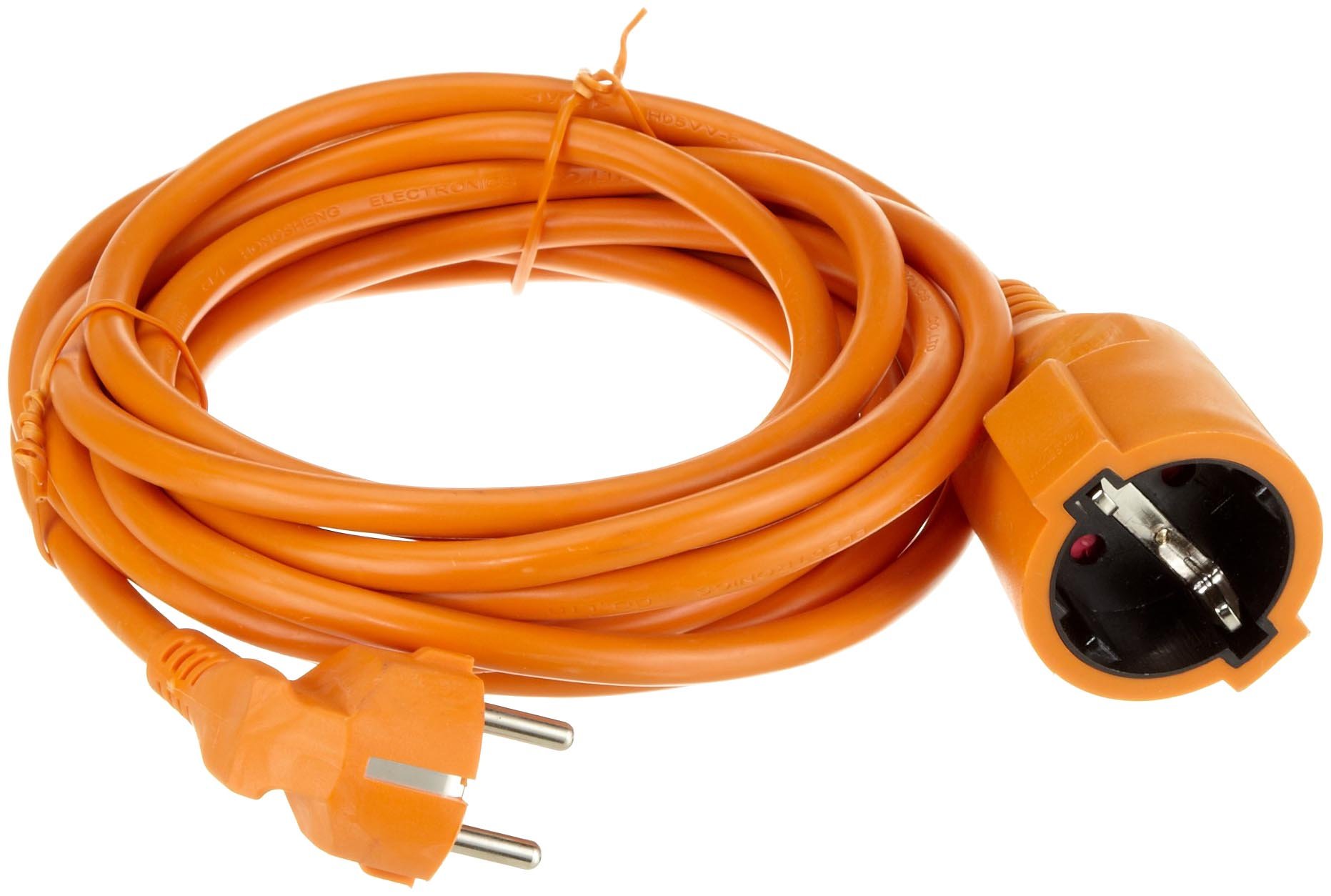 UNITEC Schuko-Verlängerung H05VV-F3G1,5mm² 5m orange