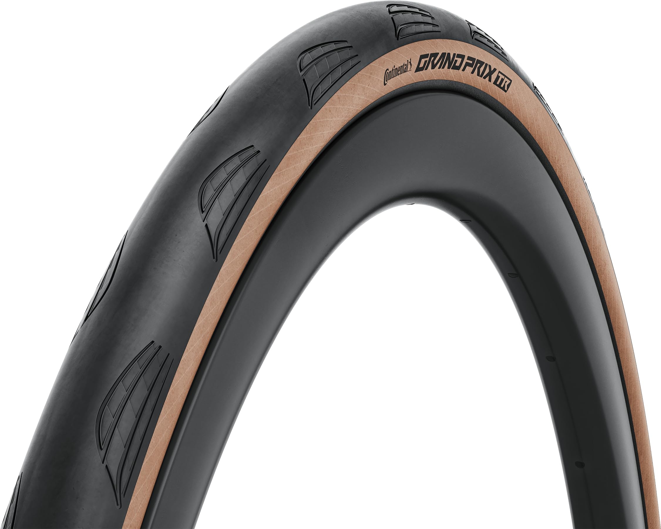 Continental Grand Prix TR – Noir/​Transparent – Pneu de vélo de Route sans Chambre à air | Pneu de Route sans Chambre à air conçu pour Tous Les trajets – BlackChili 700 x 25
