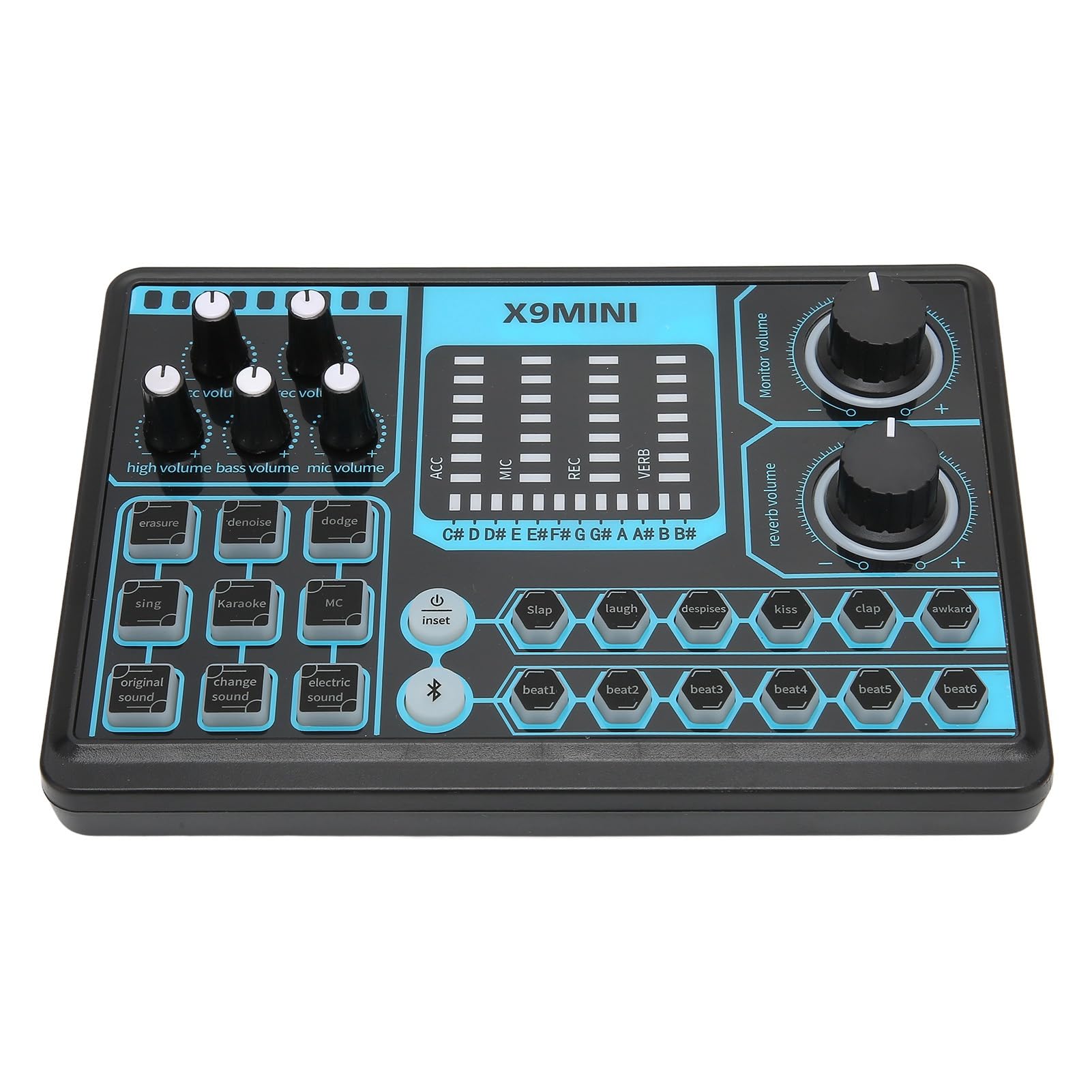 Ausla Tarjeta de Sonido en, Interfaz Digital OTG Plug and Play (Sound