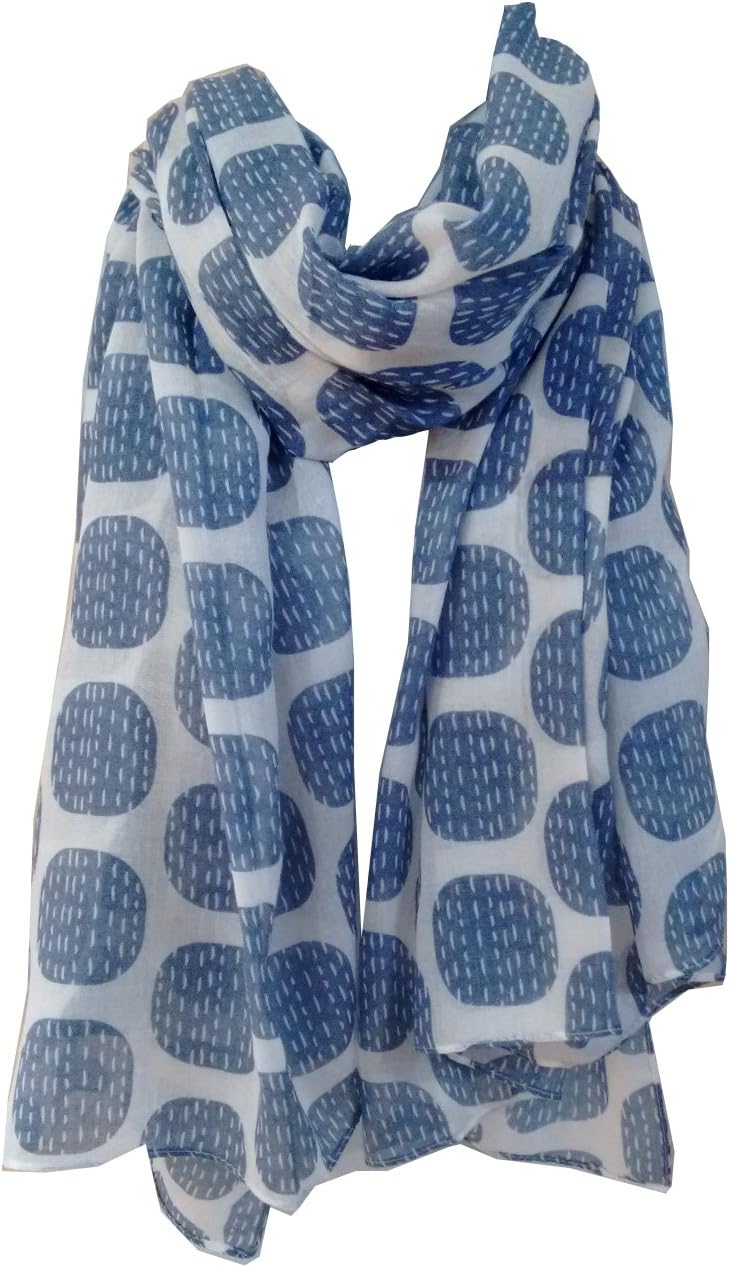 GlamLondonSimple Squares Pattern Scarf Latest Fashion Ladies Modern Print Wrap