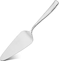 Vista 3 de Hudson Essentials Hammered 18/10 Stainless Steel Cake Knife & Cake Server Set