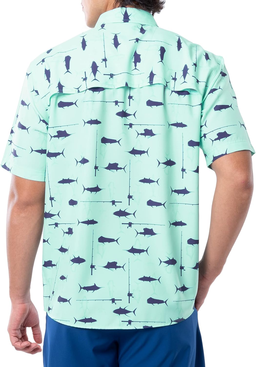 Guy Harvey Men's Short Sleeve Performance Fishing Shirt - Image 3