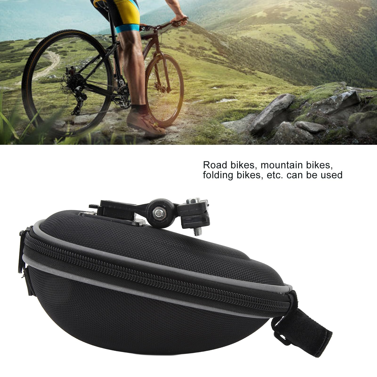 Borsa da sella per bicicletta sotto il sedile impermeabile