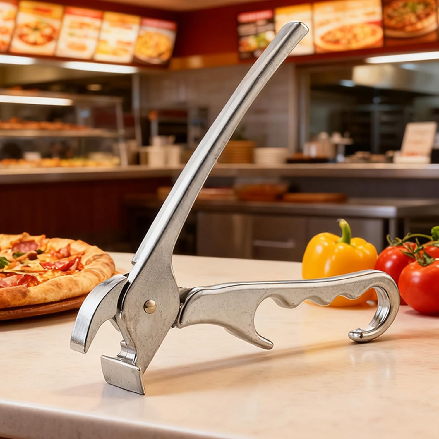 Aluminum Cooking Grippers Tongs for Pizza Stone and Baking Trays and Easy to Aluminum Grills Clamp