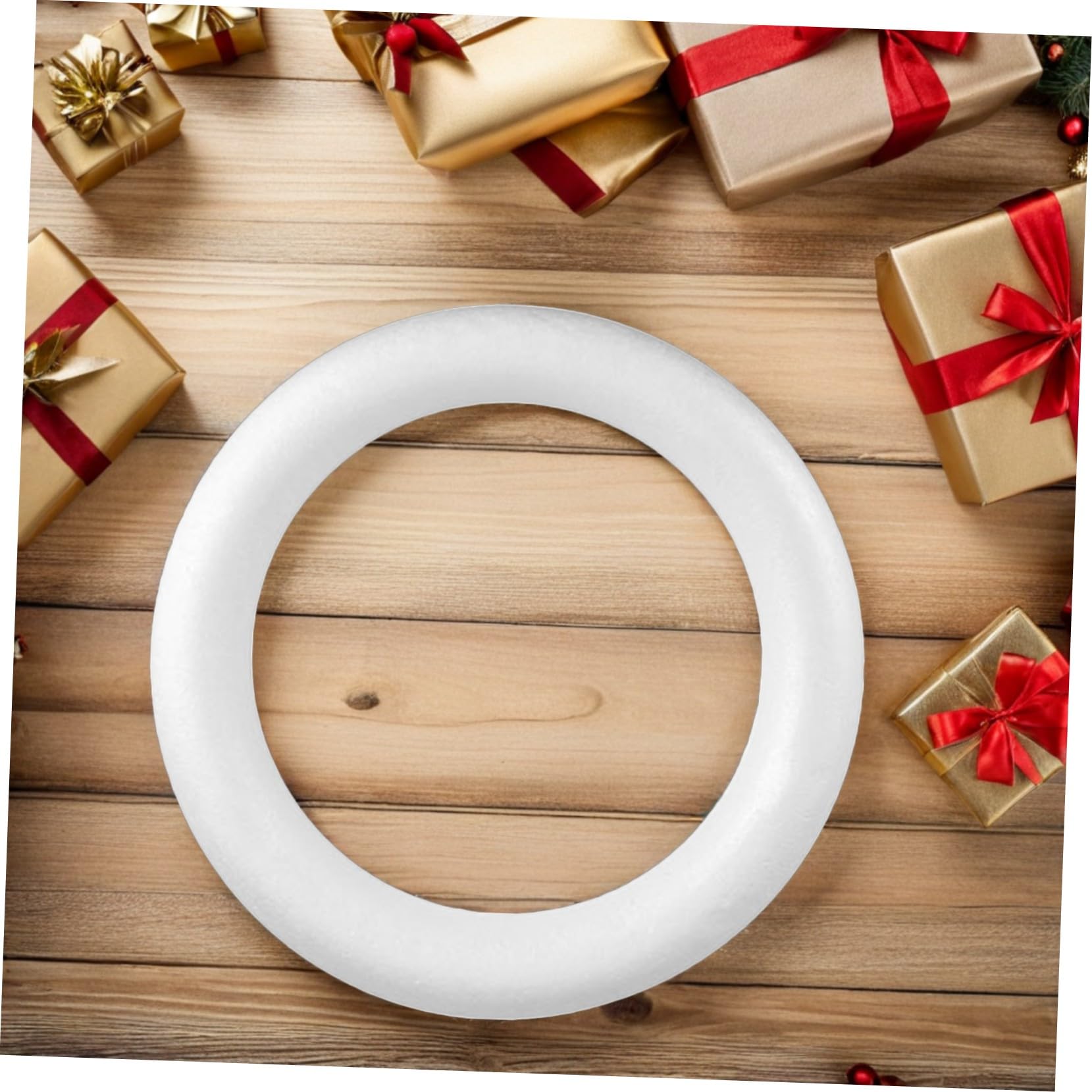 3pièces Kit De Couronne De Noël Mousse Ronde pour Décoration De Fêtes Travaux Manuels Et Mariages Cercles De Couronne Mousse pour Artisanat
