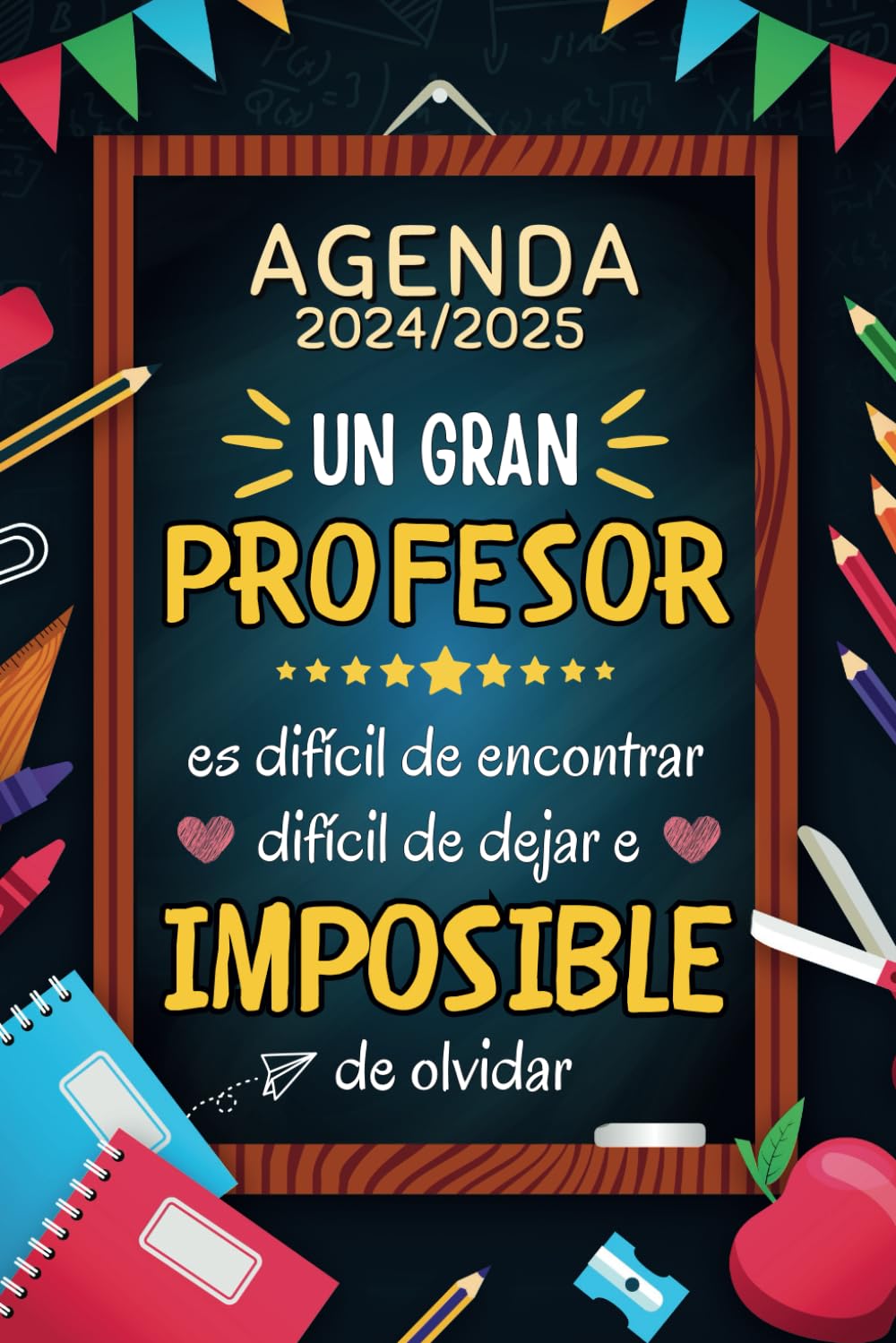 AGENDA PROFESOR 2024 2025: REGALOS ORIGINALES PARA PROFESORES