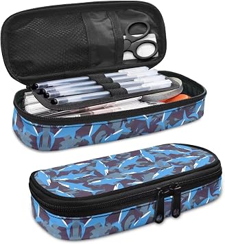 Shark Pencil Case for Boys Ages 4-8 Pencil Case Large Capacity Multifunctional Pencil Case Cute Pencil Case for School Pencil Case With Compartments Pencil Case With Zipper Pen Case