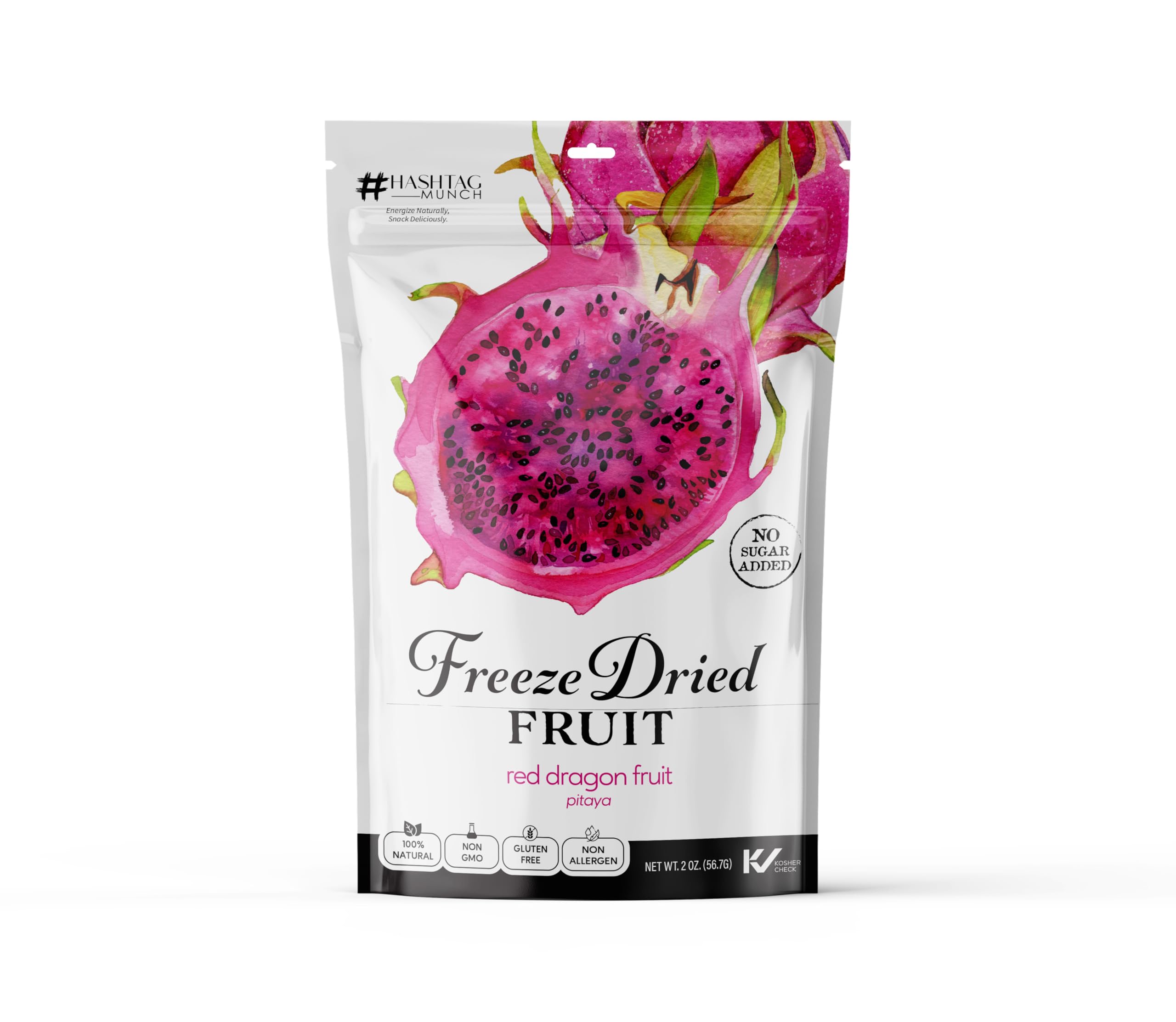Amazon.com: Healthy Freeze Dried Wild Red Dragon Fruit Candy 2-Oz