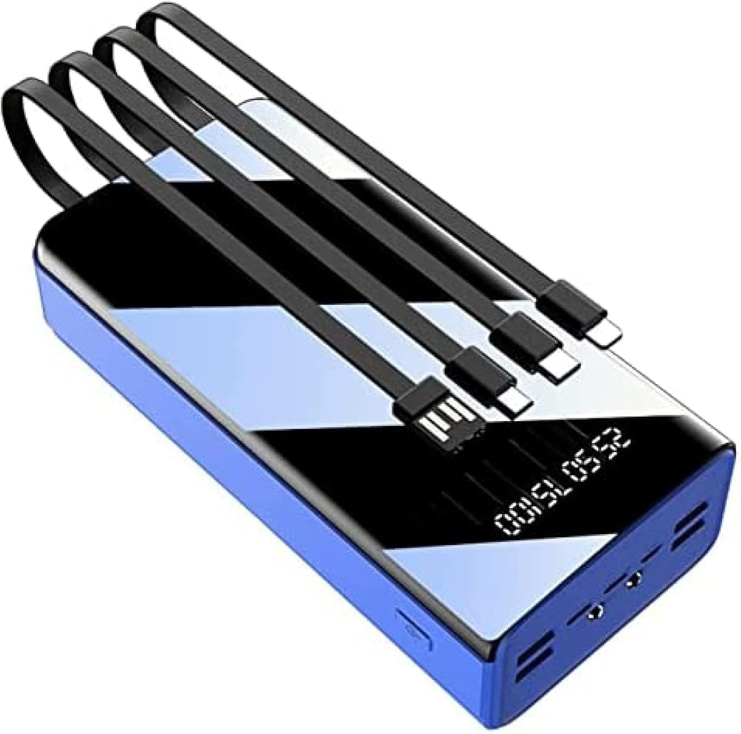 Power Bank 50000 MAh Tragbares Ladegerät, Akku Mit Großer Kapazität Und Integriertem Ladekabel