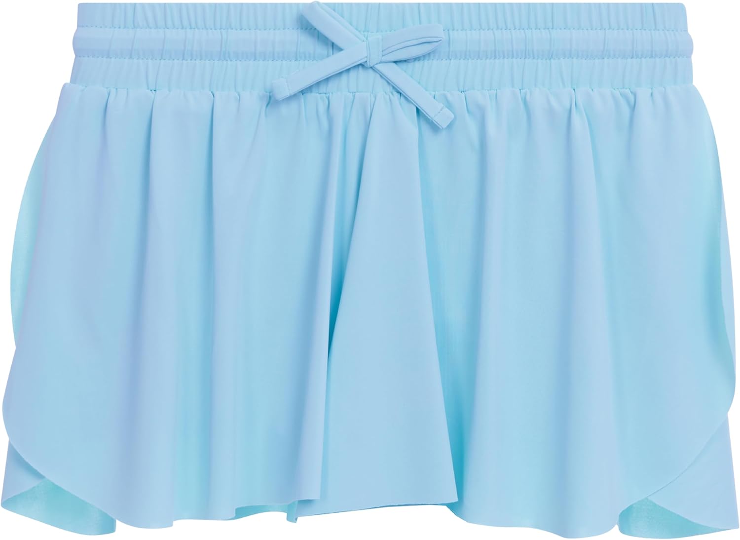 Girls 4 Pack Butterfly Shorts Lightweight Flowing Athletic Shorts with Elastic Waist Drawstring Sizes 4-16