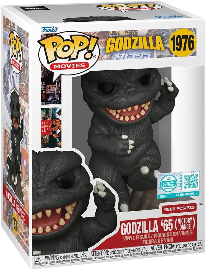 Funko Pop! Supreme LE: Godzilla - Godzilla’65 (Victory Dance) - Collectable Vinyl Figure - Gift Idea - Official Merchandise - Toys for Kids & Adults - Cartoon Fans - Model Figure for Collectors