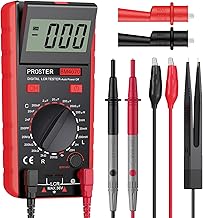 Proster LCR Meter - Capacitance Inductance Resistance Tester Multimeter Self-Discharge with Overrange Display