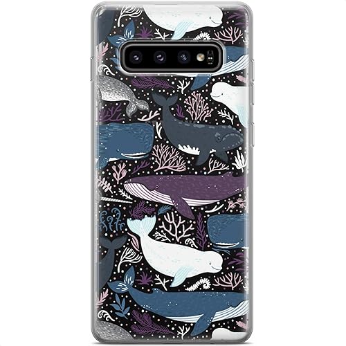 Miniatura 43 de Mertak Funda compatible con Samsung Galaxy A73 A72 5G A71 A70 A53 A52 A32 A50 A21s diseño de pulpo delgado, flexible, ligero, cubierta de silicona