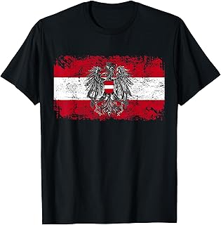 AUSTRIA Flag Vintage | Men Women Kids | AUSTRIA T-Shirt