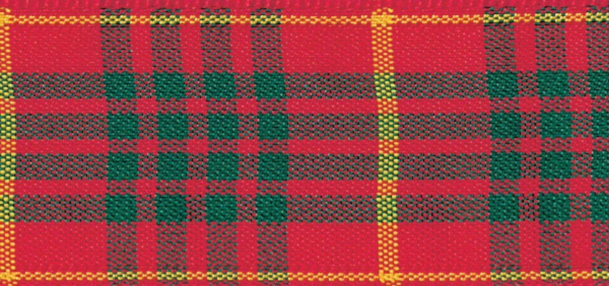 Berisfords Tartan Ribbon - 17 Traditional Designs for Home, Gifts, Fashion and Crafts - Cameron Tartan - 16mm Wide x 25 Metres