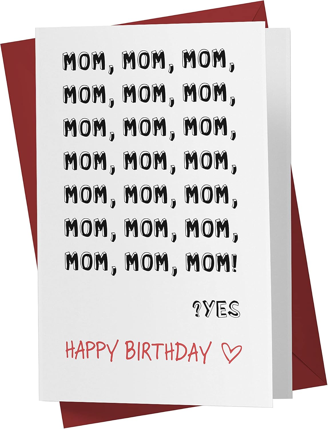Happy Birthday Cards For Mom Amazon.com : Sweet And Funny Birthday Card For Mom, Happy Birthday Card For  Her, Single Large 5.5 X 8.5 Greeting Card, Mom Birthday Card, Birthday Cards  For Mom - Happy Birthday Mom