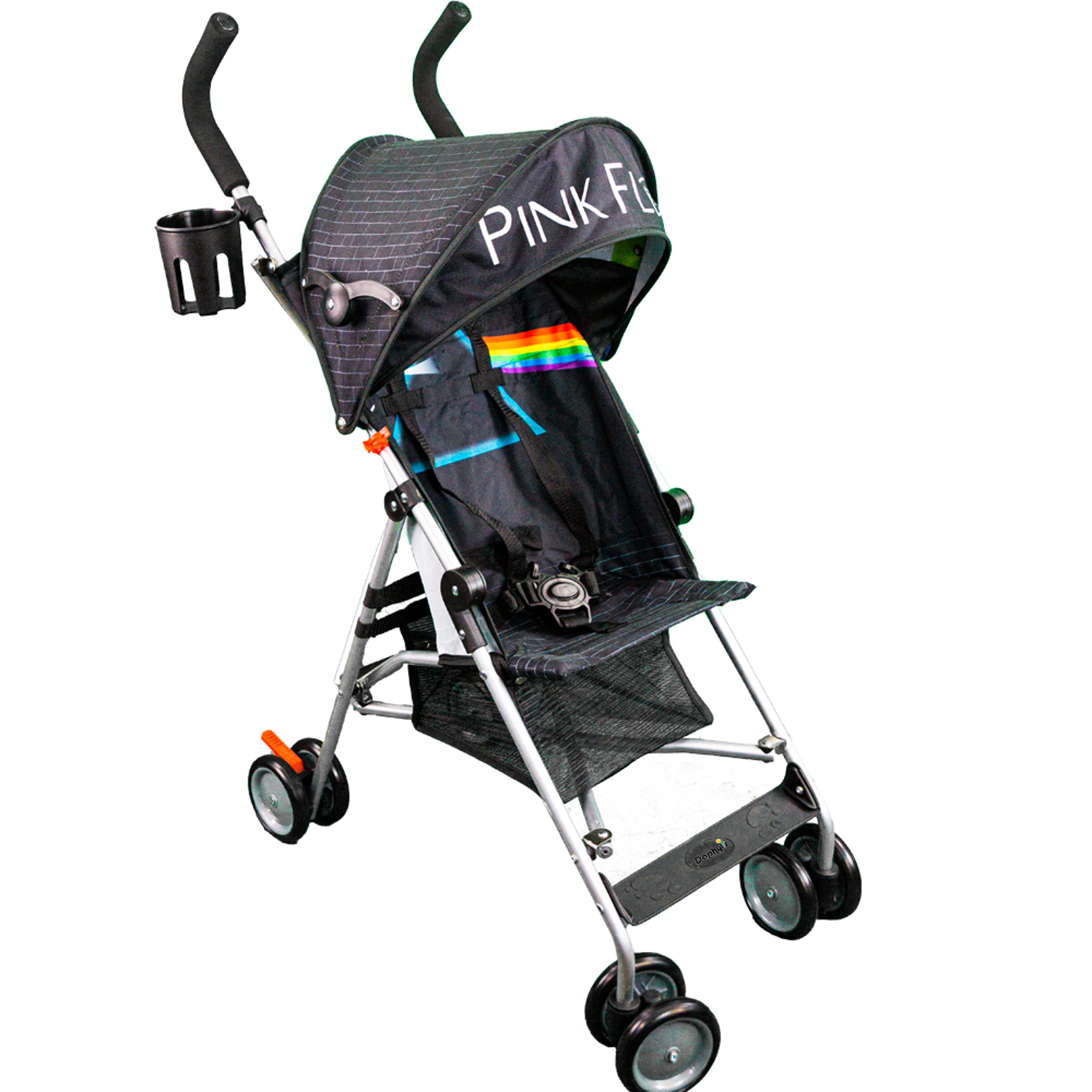 Pink Floyd Ultralight Umbrella Stroller, with Canopy, and Shoulder Strap by daphyls