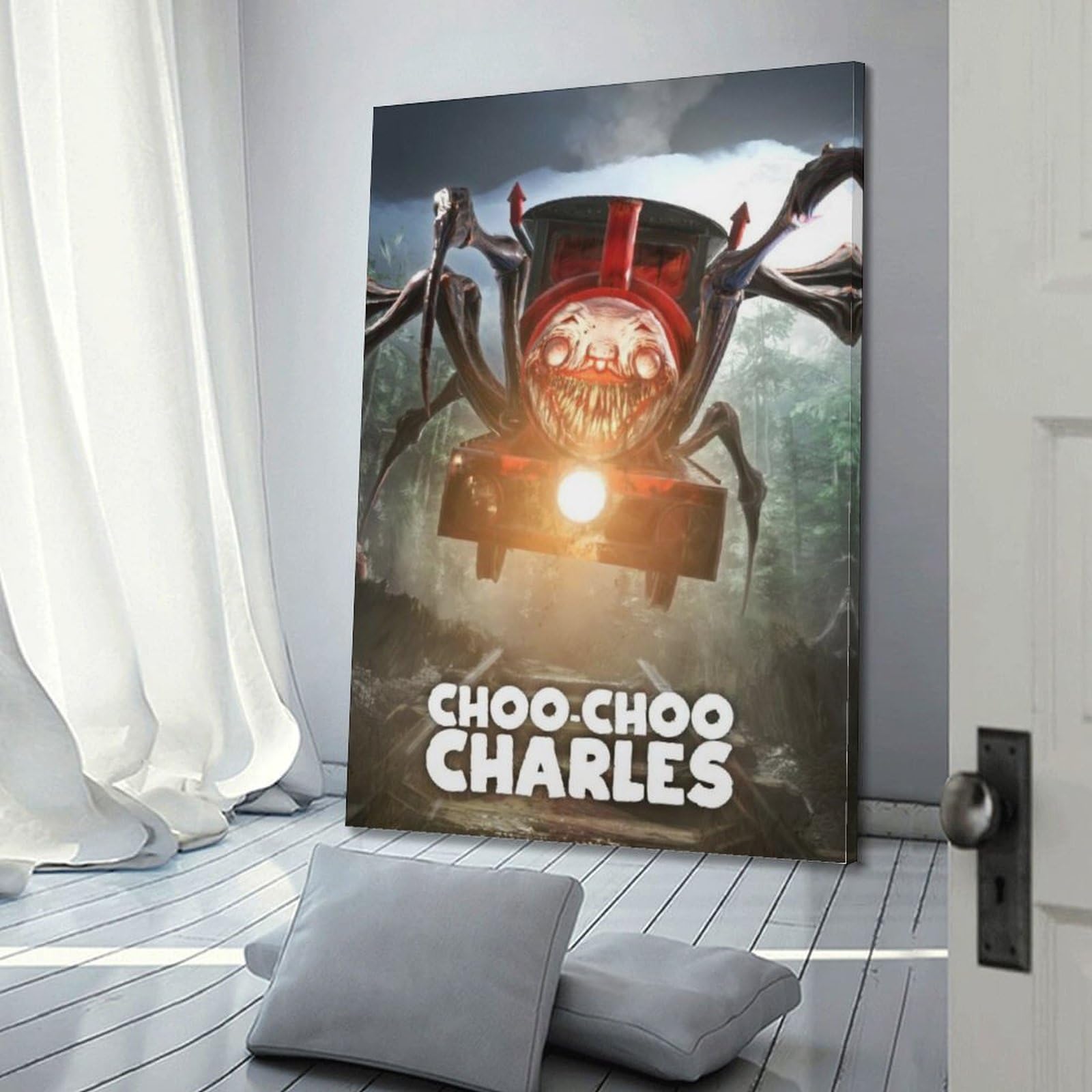 YDJKTRJKJK Choo-Choo Charles - Póster decorativo de videojuegos de